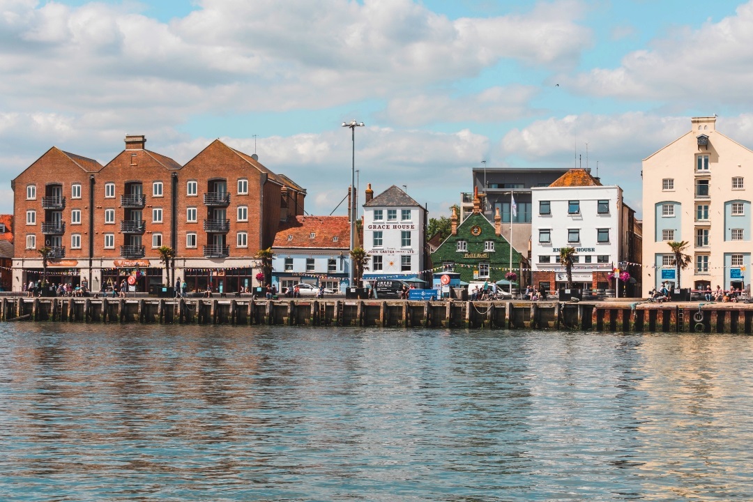 A view across Poole Quay